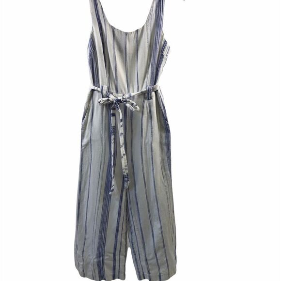 J.O.A. Jumpsuit Culotte Pants Striped Size S - Picture 1 of 11
